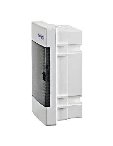 Dulap încastrat 1 rând, 4UH, ușă transparentă - aparatajelectric.ro