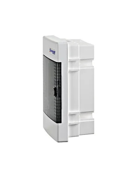Dulap încastrat 1 rând, 4UH, ușă transparentă - aparatajelectric.ro