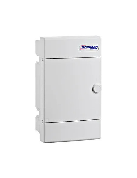 Tablou electric încastrat 4 module alb mat - aparatajelectric.ro