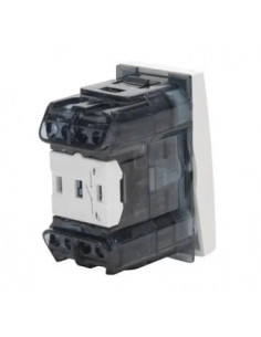 Întreruptor 1 modul alb Moda Voice - ELBI ELECTRIC | aparatajelectric.ro 2