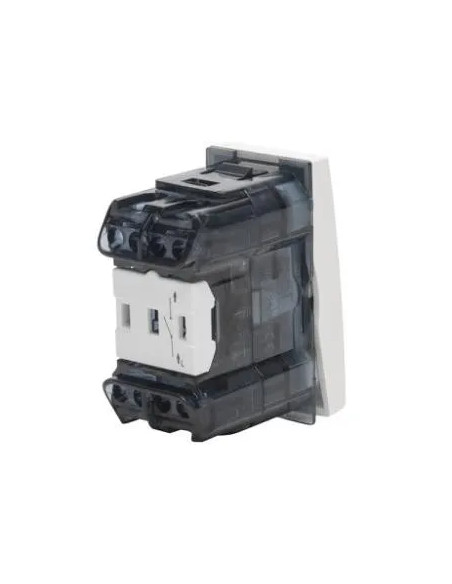 Întreruptor 1 modul alb Moda Voice - ELBI ELECTRIC | aparatajelectric.ro