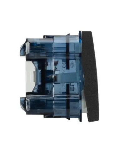 Întrerupător 1 modul Moda Voice antracit mat - aparatajelectric.ro