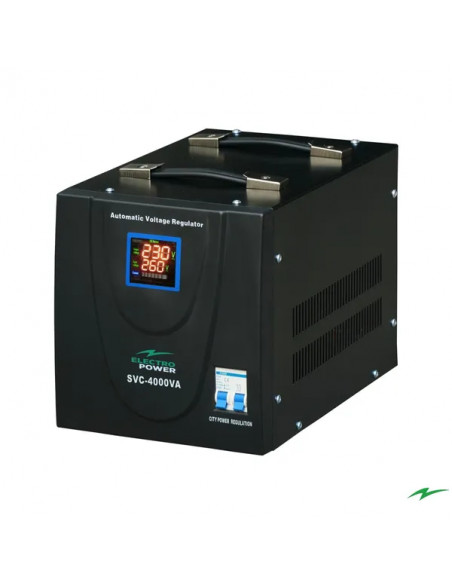Stabilizator de tensiune monofazat 4000VA 3200W - Protecție fiabilă pentru echipamente electrice sensibile Stabilizator de tensiune monofazat 4000VA 3200W - Protecție fiabilă pentru echipamente electrice sensibile