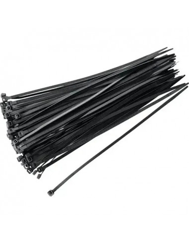 Colier de plastic 300*4.6mm ALB - 100 bucăți - Organizare eficientă a cablurilor