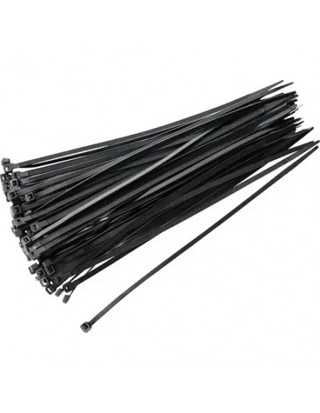 Colier de plastic 300*4.6mm ALB - 100 bucăți - Organizare eficientă a cablurilor