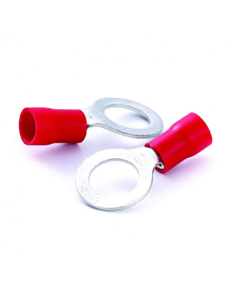 Papuc tip inel izolat 2-10 mm 100 bucăți - Conexiuni electrice durabile pentru cabluri medii