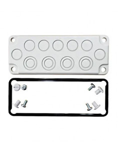 Flanşă măr. 2, 4xPG11/21 și 7xPG16 - aparatajelectric.ro