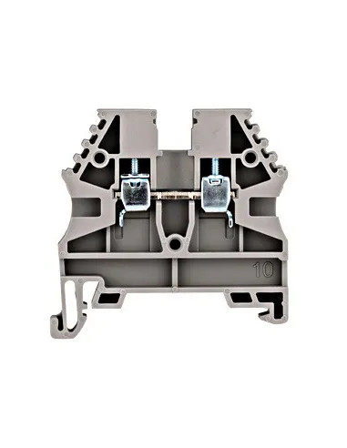 Clemă de fază, conex. cu şurub tip AVK 2,5, gri, 2,5 mm²