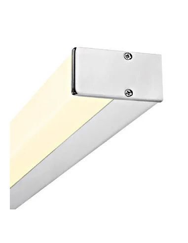 Bath Square Small, LED, 23W, 4000K, 1650lm, IP44, crom