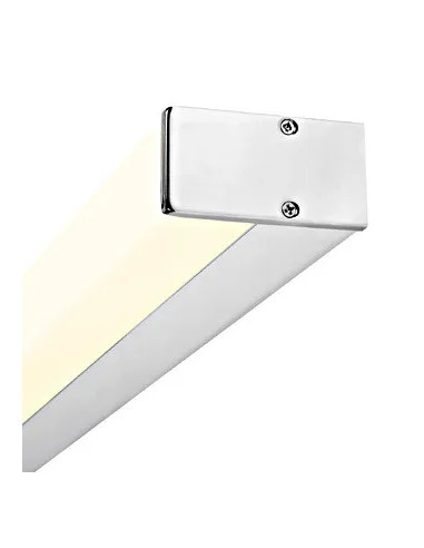 Bath Square Small, LED, 23W, 3000K, 1650lm, IP44, crom