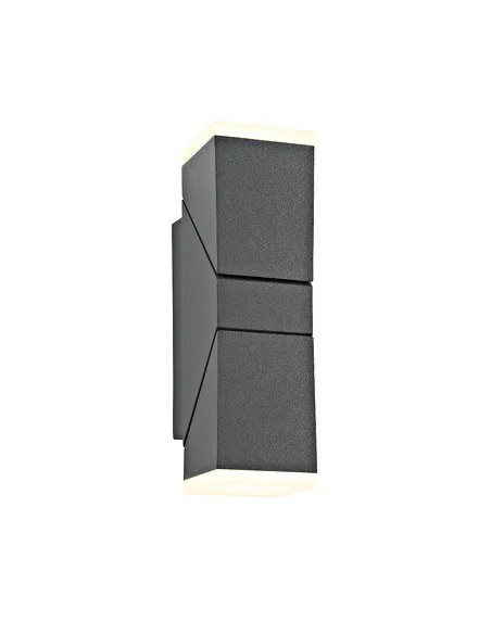 Evo LED Square Up/Down 12,5W 750lm 3000K ECG IP54 antracit