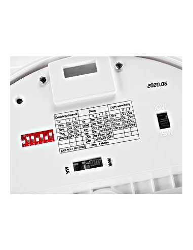 ELEGANCE Round 2 EVOlution 15W/10W 3K/4K Sensor IP54 white