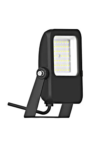 Capri LED Basic 50W 5500lm 4000K asimetric IP65 negru