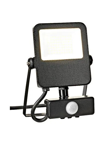 CAPRI LED Basic 30W, 3300lm, 4000K, senzor, IP65, negru