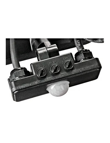 CAPRI LED Basic 50W, 5500lm, 4000K, senzor, IP65, negru
