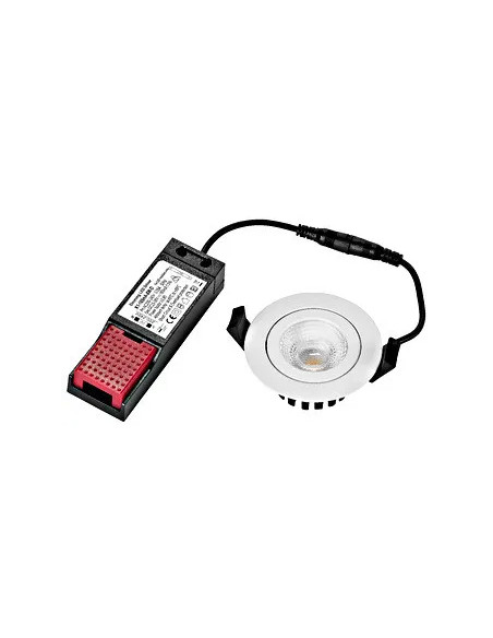 PUNTO LED 8W 760lm 830 36° 230V IP65/IP20 dimabil alb