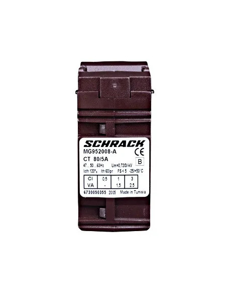 Transformator curent 80/5A, D21mm, clasă 1 - aparatajelectric.ro