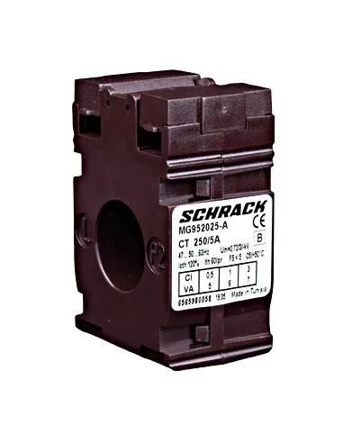 Transformator curent 250/5A, D21mm, clasă 0,5 - aparatajelectric.ro