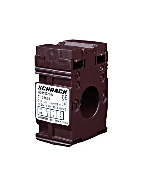 Transformator curent 250/5A, D21mm, clasă 0,5 - aparatajelectric.ro