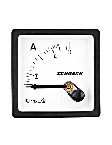 Ampermetru Schrack 0-5A, 48x48mm - aparatajelectric.ro