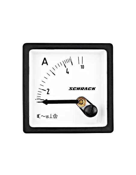 Ampermetru Schrack 0-5A, 48x48mm - aparatajelectric.ro