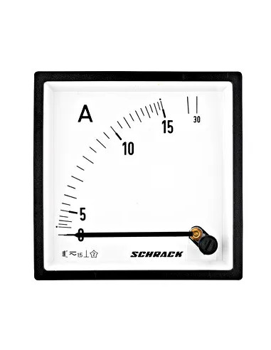 Ampermetru Schrack 0-15A, 96x96mm - aparatajelectric.ro