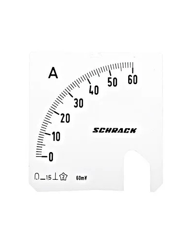 Scală 60A DC 72*72mm Schrack - aparatajelectric.ro