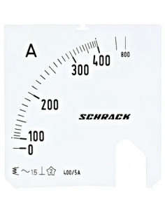 Scală Schrack 72*72mm 400/800/5A AC - aparatajelectric.ro