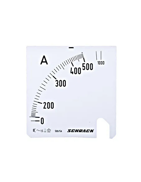 Scală Schrack 96*96mm 500/1000/5A AC - aparatajelectric.ro