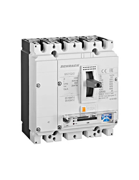 Întreruptor automat USOL 4 poli 100A 50kA - Protecție și Eficiență | aparatajelectric.ro