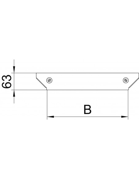 Capac pentru ramificaţie scurtă 100mm
