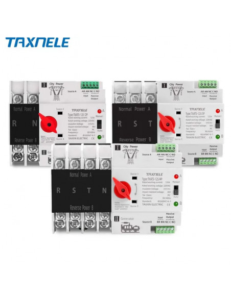 Întrerupător automat de transfer (ATS) trifazat 125A | aparatajelectric.ro