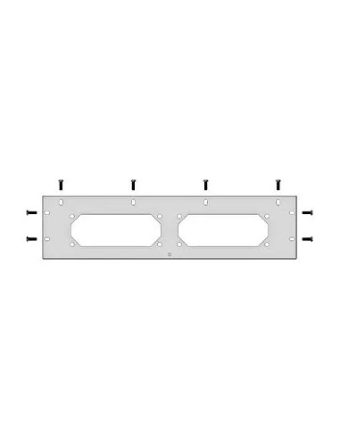 Flanșă adaptare WSA tip K, 2 deschideri - aparatajelectric.ro