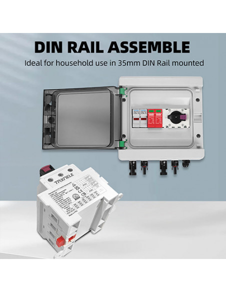 Întrerupător Manual DC 32A 1000VDC - Control și siguranță în aplicații fotovoltaice