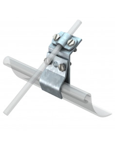 Clemă pentru jgheabul de acoperiș - compatibilă cu orice grosime a marginii