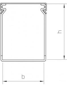 Canal pieptene OBO 2000x25x30mm – aparatajelectric.ro 2