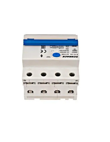 Întreruptor automat+dif. 3+N, AMPARO 6kA, B 16A, 30mA,tip A