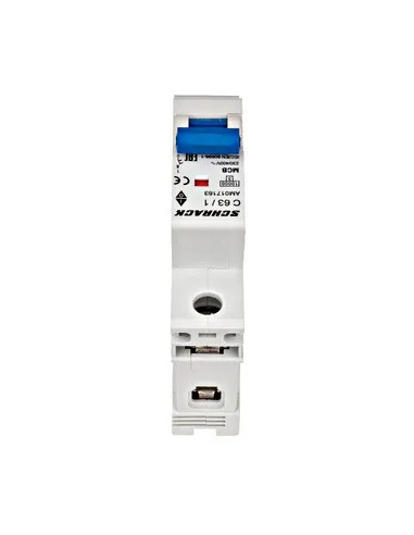 Întreruptor automat AMPARO 10kA, C 63A - aparatajelectric.ro
