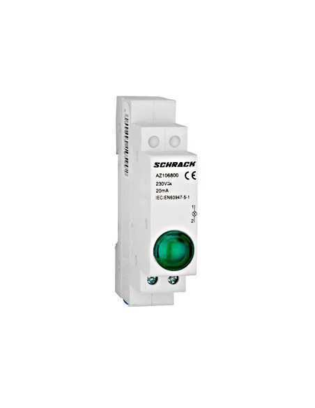 Lampă modulară LED verde 230V-AC AMPARO - aparatajelectric.ro