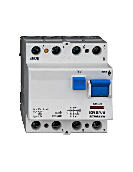 Intreruptor diferential 25A 4poli 500mA